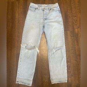 Abercrombie & Fitch The Dad High Rise Jeans Sz 28
